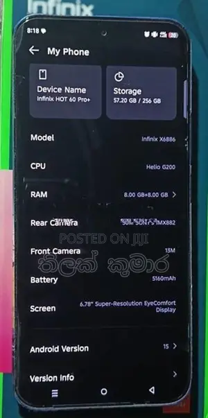Infinix Hot 60 Pro+ 2025 (Used)