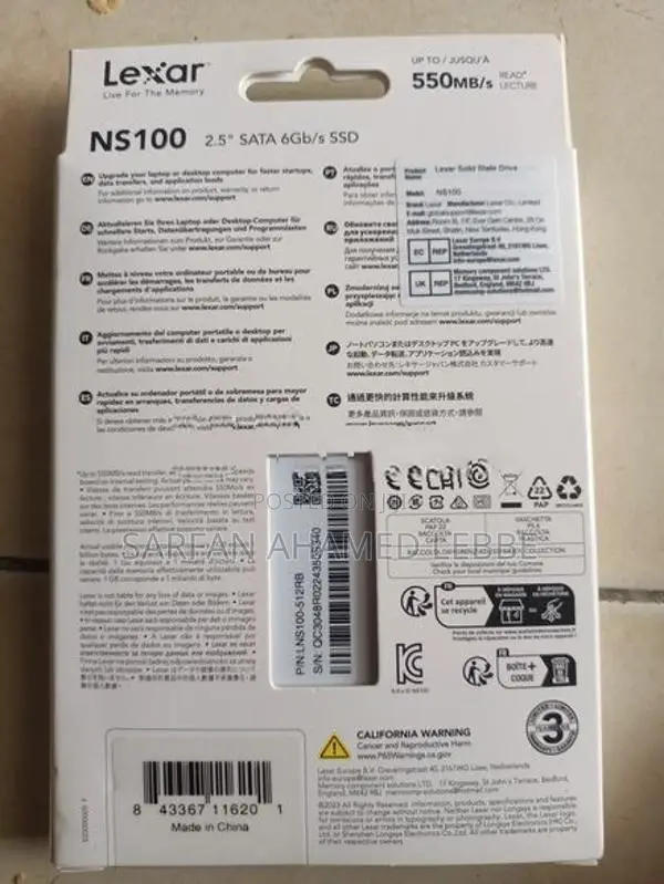 Lexar NS100 SSD