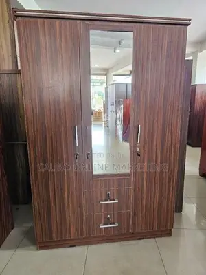 New Wardrobe 6*4 Ft Cupboard 3 Door Mirror