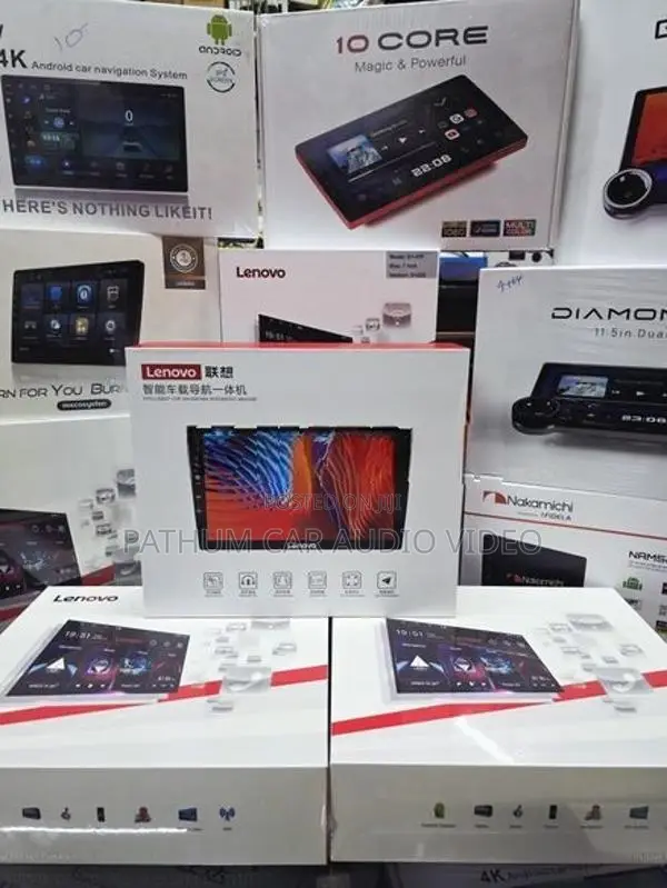 Navara Lenovo Android Player with Frame and reverse Camera