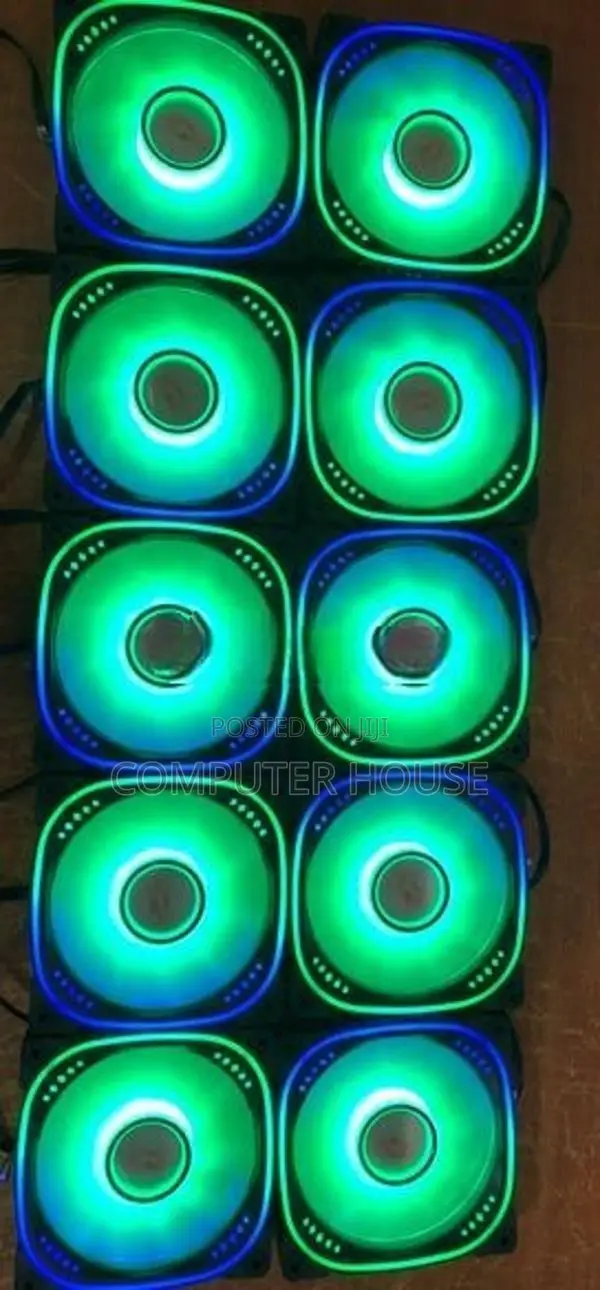 ARGB White 6 Fan with Controller