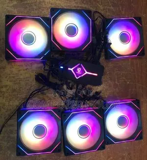 ARGB 6 Fan Kit With Controller