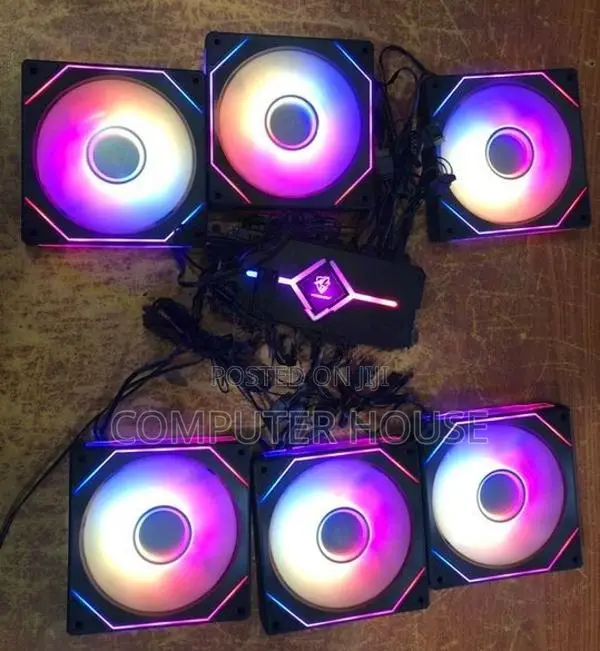 ARGB 6 Fan Kit With Controller