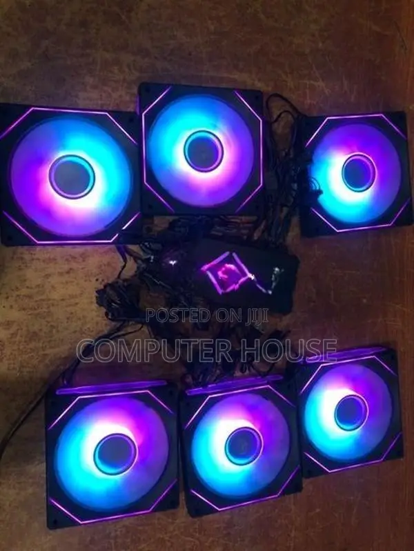 ARGB 6 Fan Kit With Controller