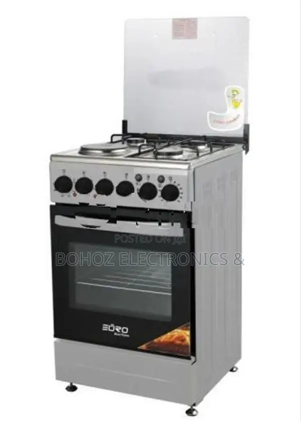EURO (Turkey) Free standing Electric oven 3 Gas burner + 1 Hot Plate