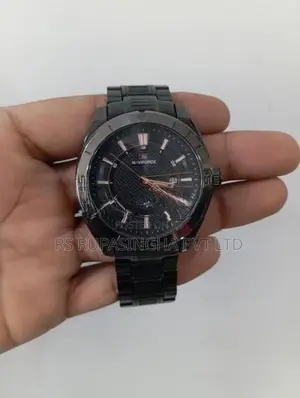 Navforce Black Hand Watch