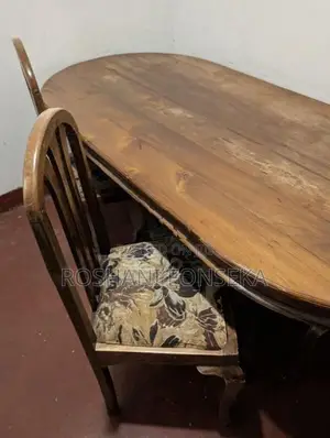 Teak Wood Dining Table with 3 Chairs