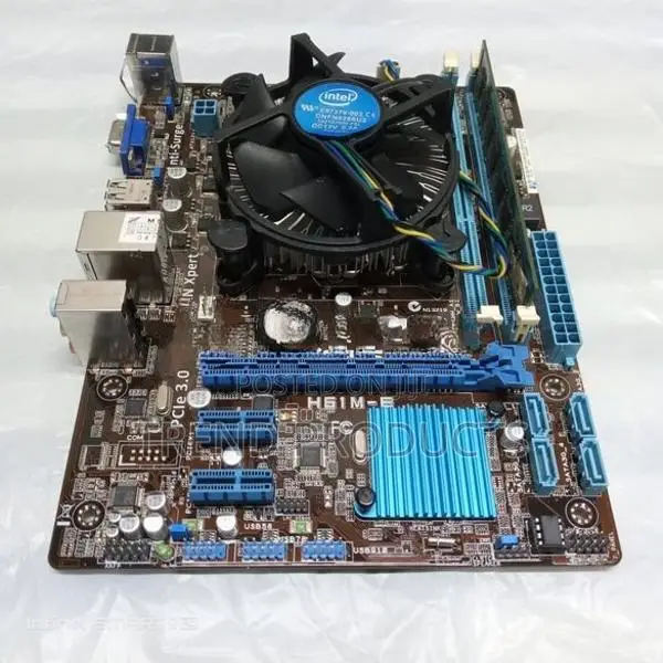 H61 Motherboard + i3 3rd GEN Processor DDR3 6GB RAM Stock Cooler
