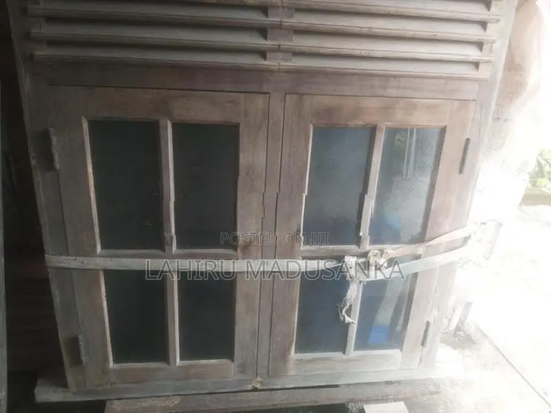 Wooden Window with Frame