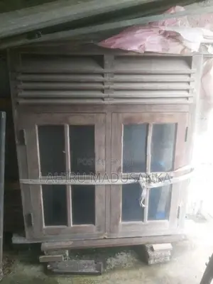 Wooden Window with Frame