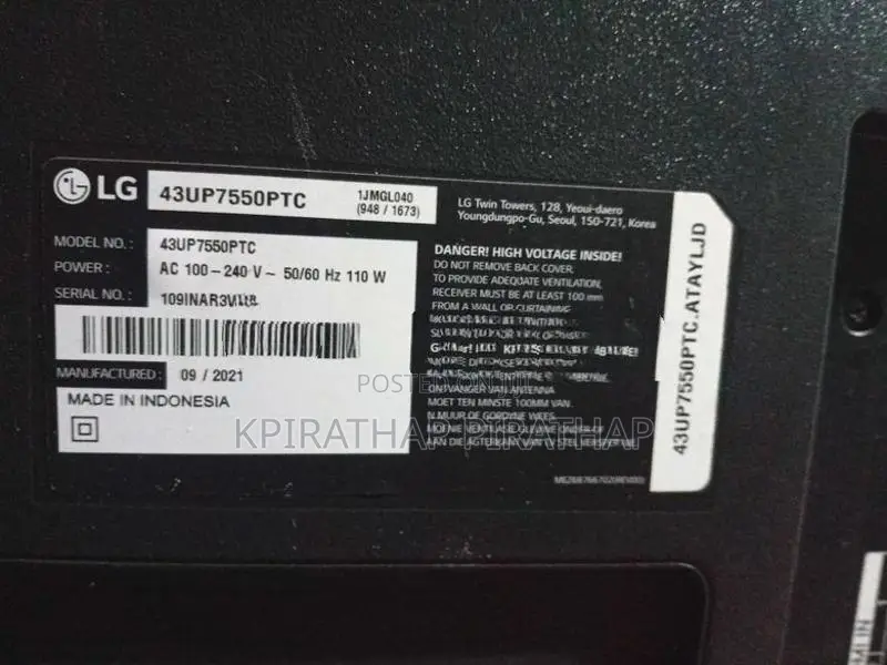 43 inch lg 4k tv