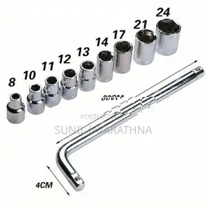 Sockets wrench set 10 pieces