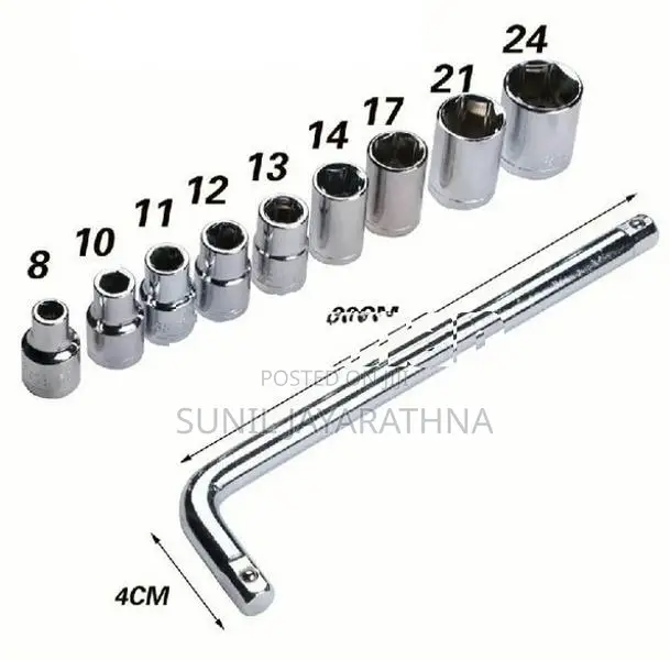Sockets wrench set 10 pieces