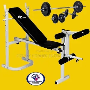 Bench with Weight Set New