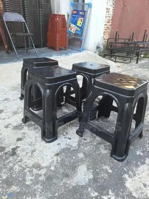 Plastic Black Colour Stools