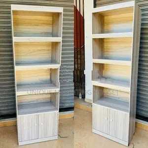 Modern 6x2 American White Book Cupboards
