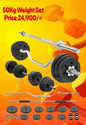 Brand New Dumbbell Weight Plate 50Kg Set 10/20/30/40Kg
