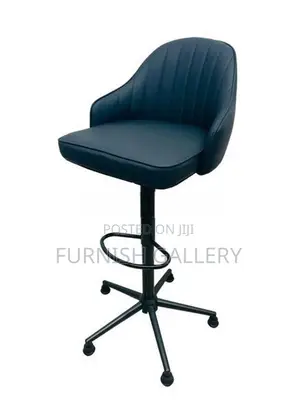 Prodo Adjustable Cushion Bar Stool - Black