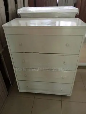 White Bed Side Cupboard (F-24)
