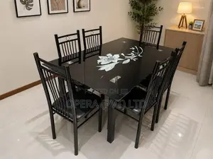 Glass Dining Table Set