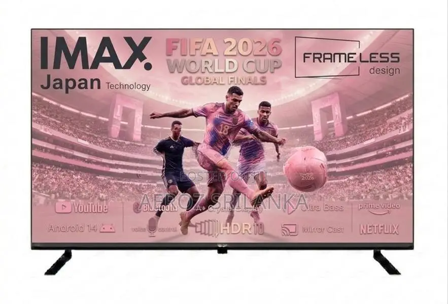 New 43'' IMAX QLED Frameless Full HD Smart with Bluetooth TV