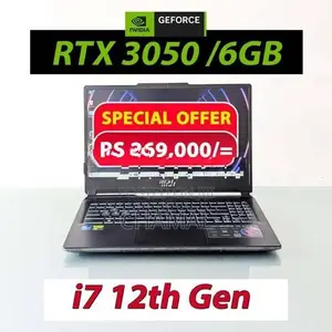 MSI Cyborge Core i7 -12th Gen RTX 3050/6GB 16GB Ram 1TB SSD Laptops