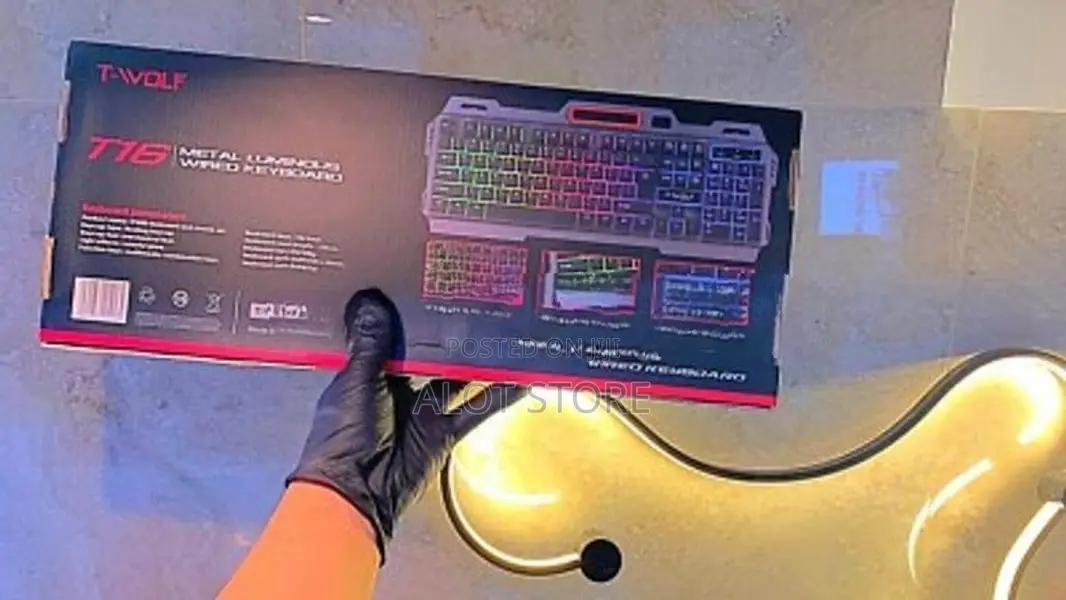 T-WOLF T16 RGB Gaming Keyboard