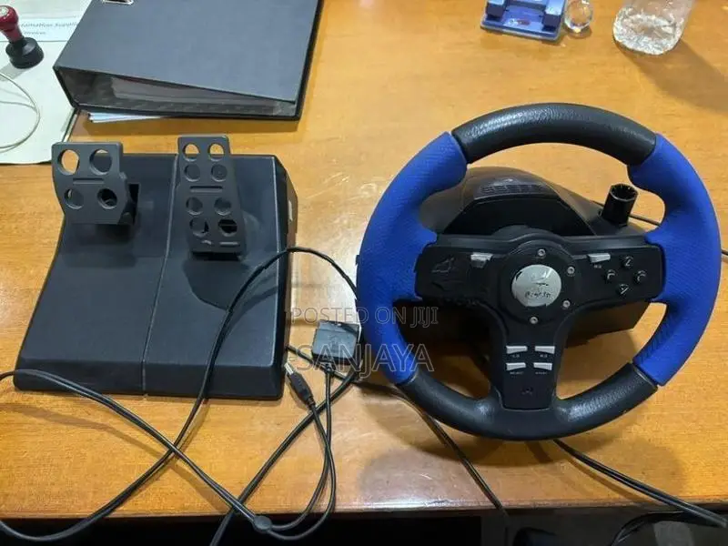 Logitech Gaming Steering Wheel with Foot Pedal Controls