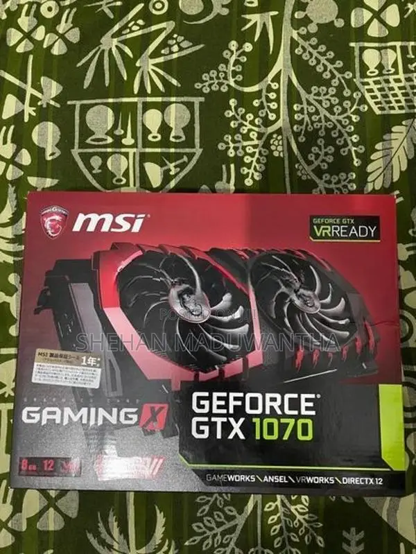 MSI GeForce GTX 1070 Gaming X VGA