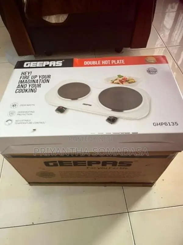 Geepas Double Hot Plate