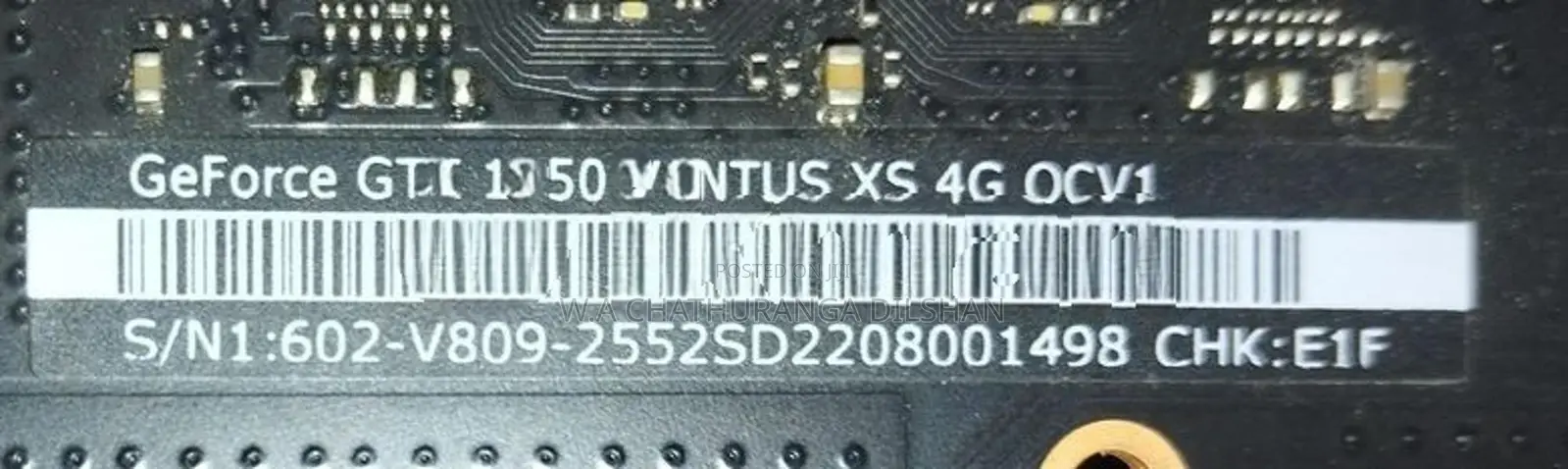 MSI GeForce GTX 1650 Ventus XS 4GB OC Gaming Beast