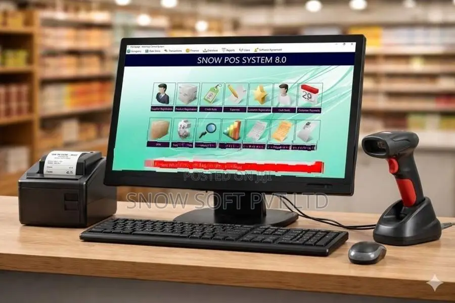 Complete POS Solution with Full Hardware Package