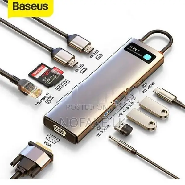 Baseus Anker UGreen Hub Station With USB/HDMI/RJ45 PD and Data
