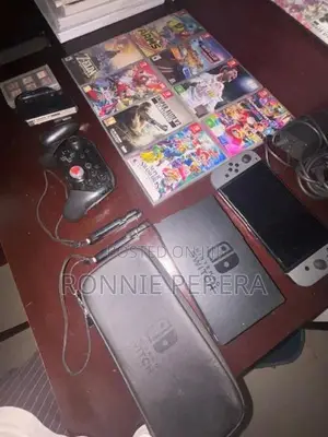 Nintendo Switch with 9 Games