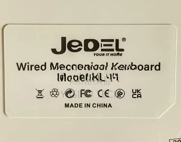 KL-71 Jedel Mechanical Keyboard RGB with USB HUB