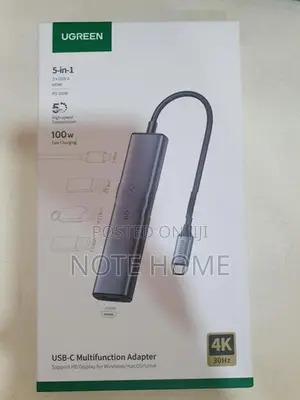 UGREEN 5 in 1 Type C Multifunction Adapter CM478