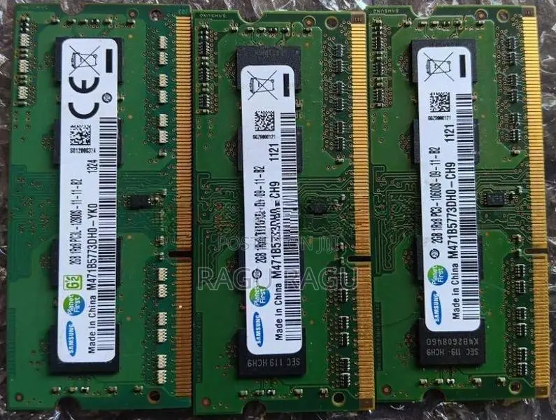 laptop ddr3 2gb ram pc3-10600S 1333MHz (samsung)