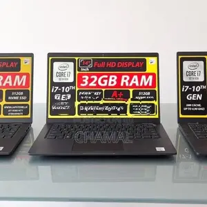Dell Core i7 -10th Gen 32GB|512GB Laptops Slim New