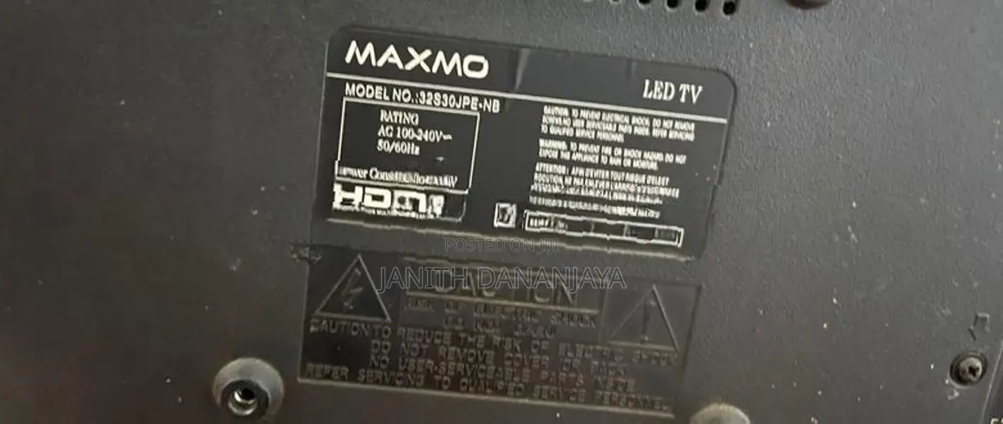 Maxmo 32" LED TV (Smart TV)