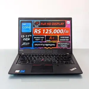 Lenovo ThinkPad T14 Core i5-11th GEN 16GB RAM 256GB NVMe SSD Laptop