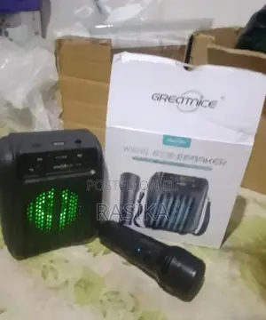 Bluetooth Karoake Speaker with Wireless Mic