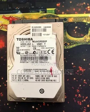 Toshiba 640GB Laptop Hard