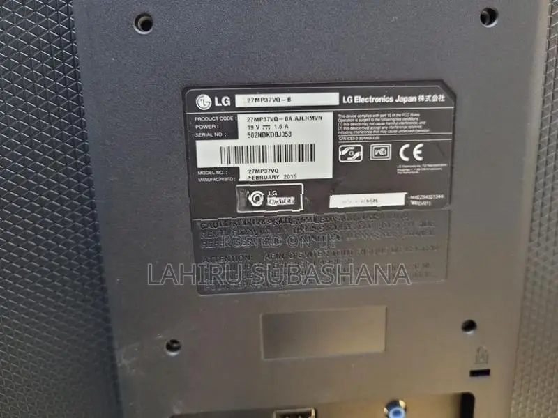 LG 27" IPS Full HD LED Monitor