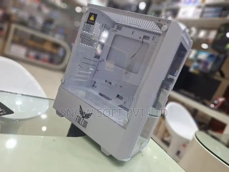 Falcon F8020 White Gaming PC Casing | Brand New Desktop Case