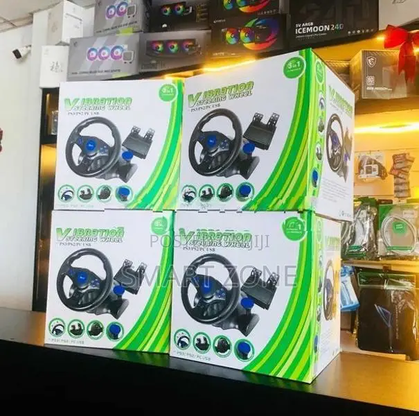 VIBRATION GAMING RACING WHEEL SET