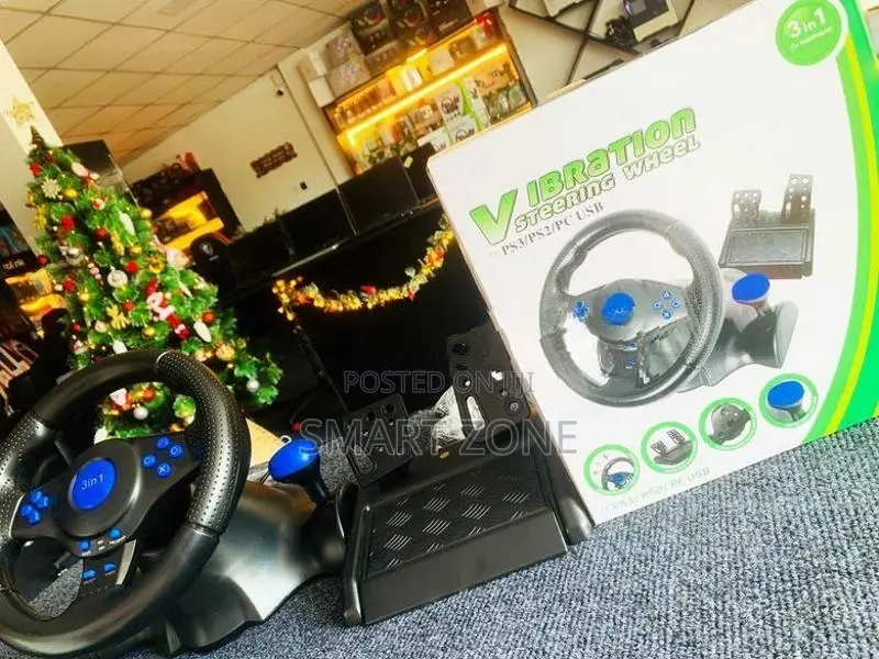VIBRATION GAMING RACING WHEEL SET