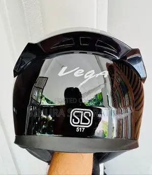 Vega Bolt Full face Helmet Black Shine