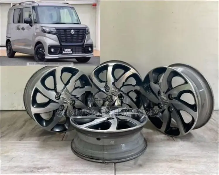 SUZUKI 15X4 ALLOY WHEEL SET