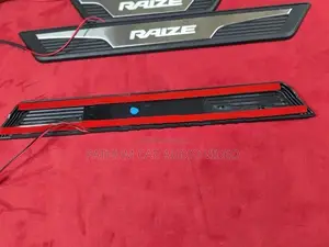 Toyota Raize Car Welcome Light Blue Colour