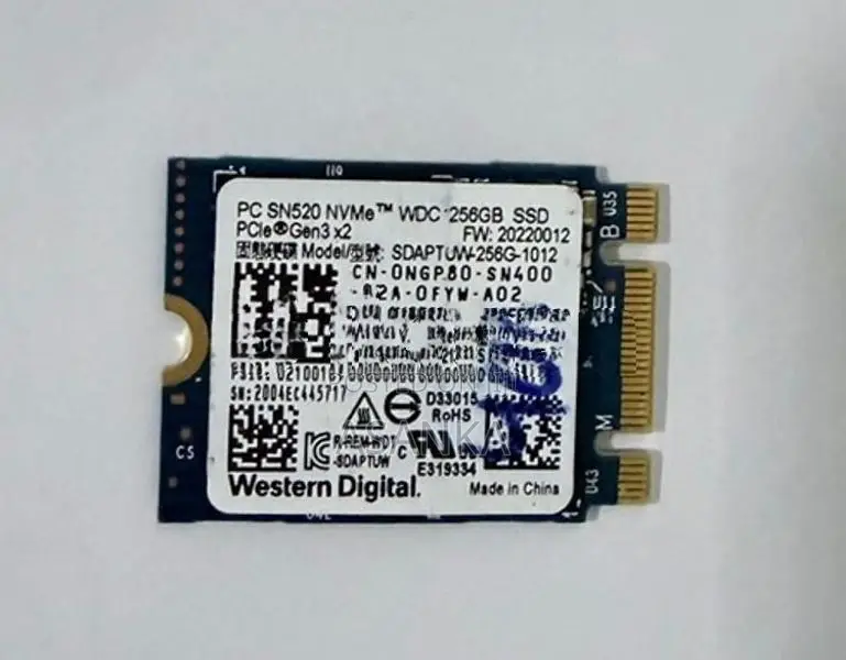 Western Digital SN520 NVMe 256GB M.2